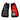 2003-2009 Toyota 4Runner smoked white LED tail lights illuminated – brake light and reverse light active
