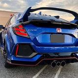 how Honda civic 16-20 Tail lights looks like in a car