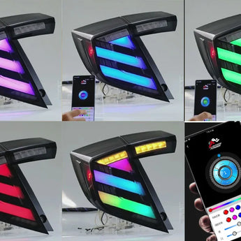 Honda civic RGB Tail lights light color adjustment through APP