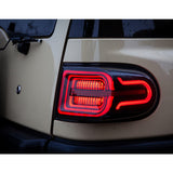 Toyota led Tail lights on effect in zoom in view