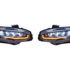 Honda civic 16-21 headlights without rotation - Pair (Left+Right)