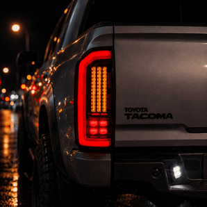 95 - 04 Toyota Tacoma Smoked Red LED Tail Lights Assembly With Sequential Turn SignalTail Lights95 - 04 Toyota Tacoma Smoked Red LED Tail Lights Assembly With Sequential Turn SignalLEDTail LightsToyota Tacoma