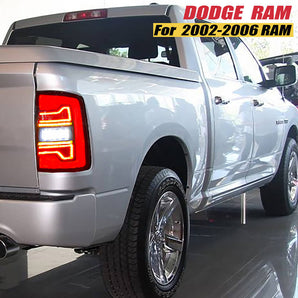 Dodge 2007-2008 Ram 1500 2500 3500 LED Smoked Tail Lights