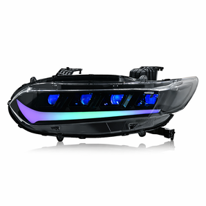 18-22 Honda Accord 10th Gen Sedan LED Projector Headlights Set With RGB