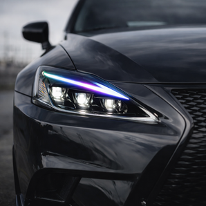 06-12 Lexus IS200/250/300 LED Projector Headlights Set With RGB