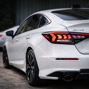 22-26 Honda 11th Civic Sedan LED Tail lights Set With Smoked White