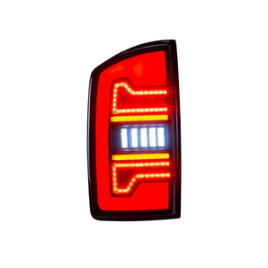 02-06 Dodge Ram LED Tail Lights Set Smoked Red
