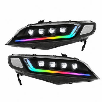 2006-2011 Honda Civic 8th Gen Sedan RGB quad LED projector headlights product view