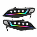 2006-2011 Honda Civic 8th Gen Sedan RGB Quad LED Projector Headlights Assembly