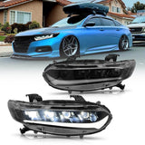 PrismBeam 2018-2022 Honda Accord 10th Sedan RGB / Demon Eye LED Projector Headlights Set