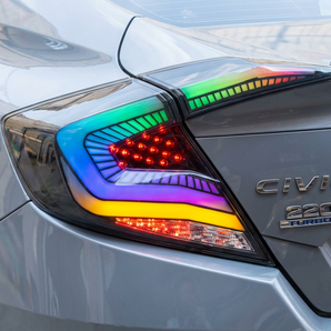 PrismBeam 2016-2022 Honda 10th Civic Sedan Starry Sky LED Tail Lights Set