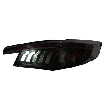 PrismBeam 2023-2025 Honda Civic 11th Hatchback Smoked LED Tail Lights Set With Tailgate