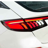 PrismBeam 2023-2025 Honda Civic 11th Hatchback Smoked LED Tail Lights Set With Tailgate