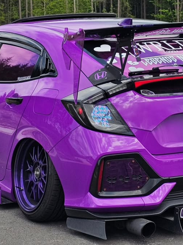 PrismBeam Honda civic hatchback 16 - 21 RGB Tail lights (digitization) - Pair (Left+Right)