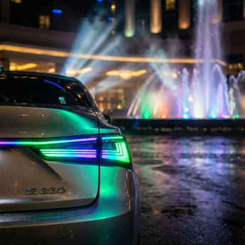 PrismBeam 2013-2020 Lexus IS250 IS300 Smoked RGB LED Tail Lights Set