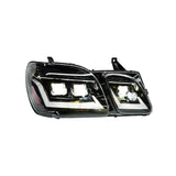 PrismBeam 2003-2007 Lexus LX470 Smoked LED Projector Headlights Set
