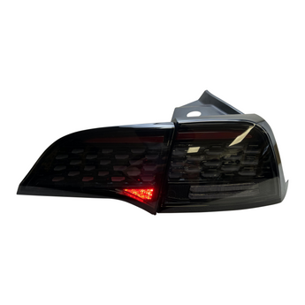 TESLA led tail lights with signal light on