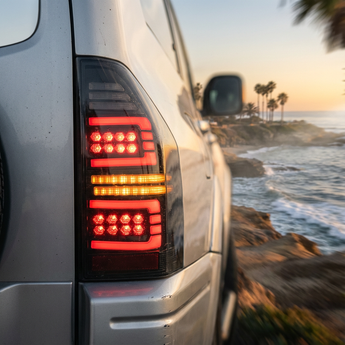 PrismBeam | 2009-2022 Mitsubishi Pajero V73 Smoked LED Tail Lights Set