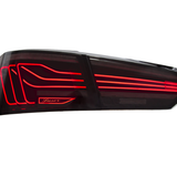 PrismBeam 2019-2024 Nissan Altima Smoked Pair Laser Engraved LED Tail Lights