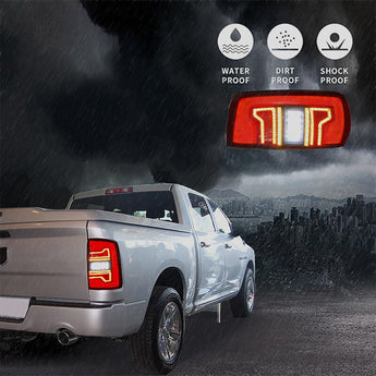 PrismBeam 2007-2008 Dodge Ram 1500 2500 3500 Smoked Pair LED Tail Lights