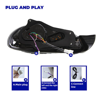 PrismBeamToyota GT86 BRZ FRS 2012 - 2020 Digital Tail Lights - Pair (Left+Right)