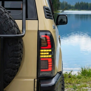 PrismBeam 1996-2002 Toyota Land Cruiser LC90 / LC95 Smoked LED Tail Lights Set