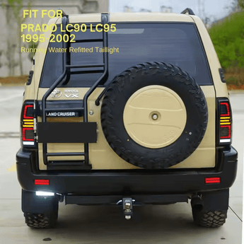 PrismBeam 1996-2002 Toyota Land Cruiser LC90 / LC95 Smoked LED Tail Lights Set