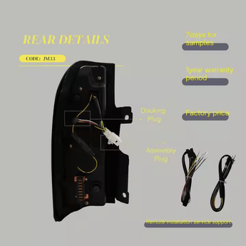 PrismBeam 1996-2002 Toyota Land Cruiser LC90 / LC95 Smoked LED Tail Lights Set