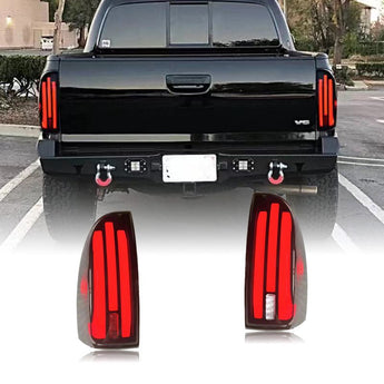 PrismBeam 2005-2015 Toyota Tacoma Smoked LED Tail Lights Set