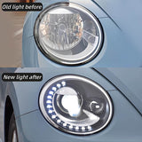 PrismBeam 2013-2018 Volkswagen Beetle Clear LED Projector Headlights Set