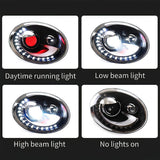 PrismBeam 2013-2018 Volkswagen Beetle Clear LED Projector Headlights Set