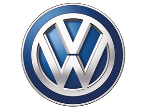 Volkswagen logo on a white background