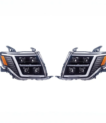 mitsubishi pajero led headlights