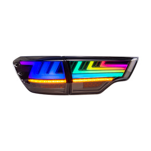 Suitable for Toyota Highlander 15-21 RGB tail lights