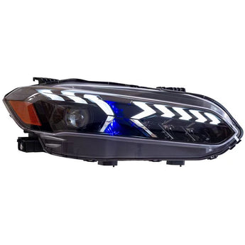 honda civic headlights white color on