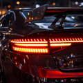 2023-2026 Honda Accord 11th Gen Sedan Smoked Red LED Tail Lights Assembly With Sequential Turn Signal