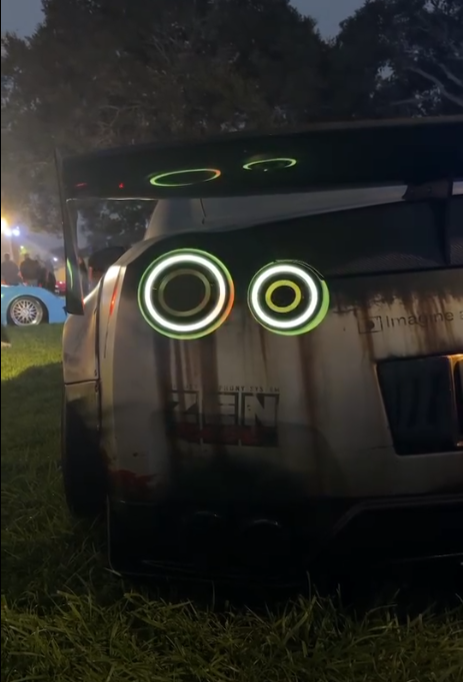 fancinating rgb lighting of GTR led tail light