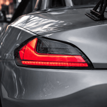 PrismBeam 2009 - 2016 BMW Z4 E89 Clear Red LED Tail Lights with Sequential Turn SignalTail lightsPrismBeam 2009 - 2016 BMW Z4 E89 Clear Red LED Tail Lights with Sequential Turn SignalBlack TrimBMWBMW Z4 E89 2009 - 2016