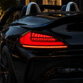 2009-2016 BMW Z4 E89 Smoked Red LED Tail Lights with Sequential Turn Signal