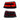 pair of illuminated smoked LED tail lights with red, white, and amber lighting zones.