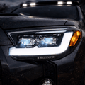 2006-2009 Toyota 4Runner Black Trim Bezel LED Headlights Assembly With Sequential Turn Signal